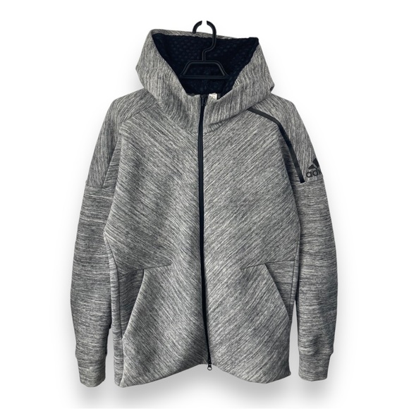 adidas Other - Adidas Z.N.E Grey Full Zip Men's Hoody Jacket - Size M